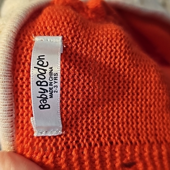 Baby Boden sz 2-3 years red sweater dress K85 - Picture 6 of 6